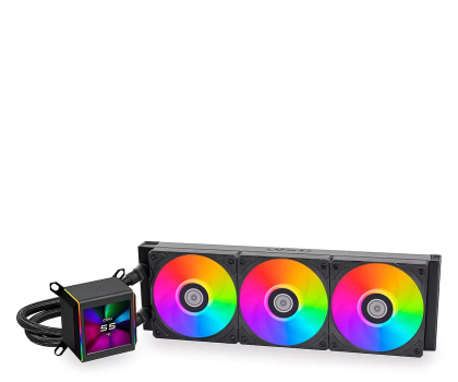 Chłodzenie wodne Lian Li Galahad II LCD 360 ARGB Black 3x120mm